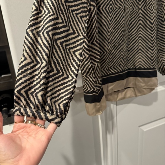 Elizabeth and James Silk Beaded Blouse - Picture 4 of 8